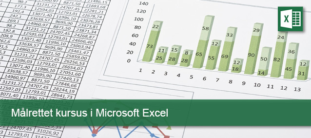 Målrettet kursus i Microsoft Excel